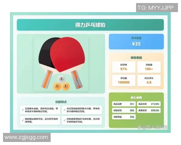 乒乓球爱好者必看：精选球拍推荐与选购指南助你提升球技